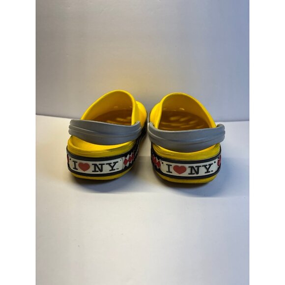 Crocs I Love NY‎ Taxi (size 6 men’s/ 8 women’s) yellow crocs - Picture 2 of 8